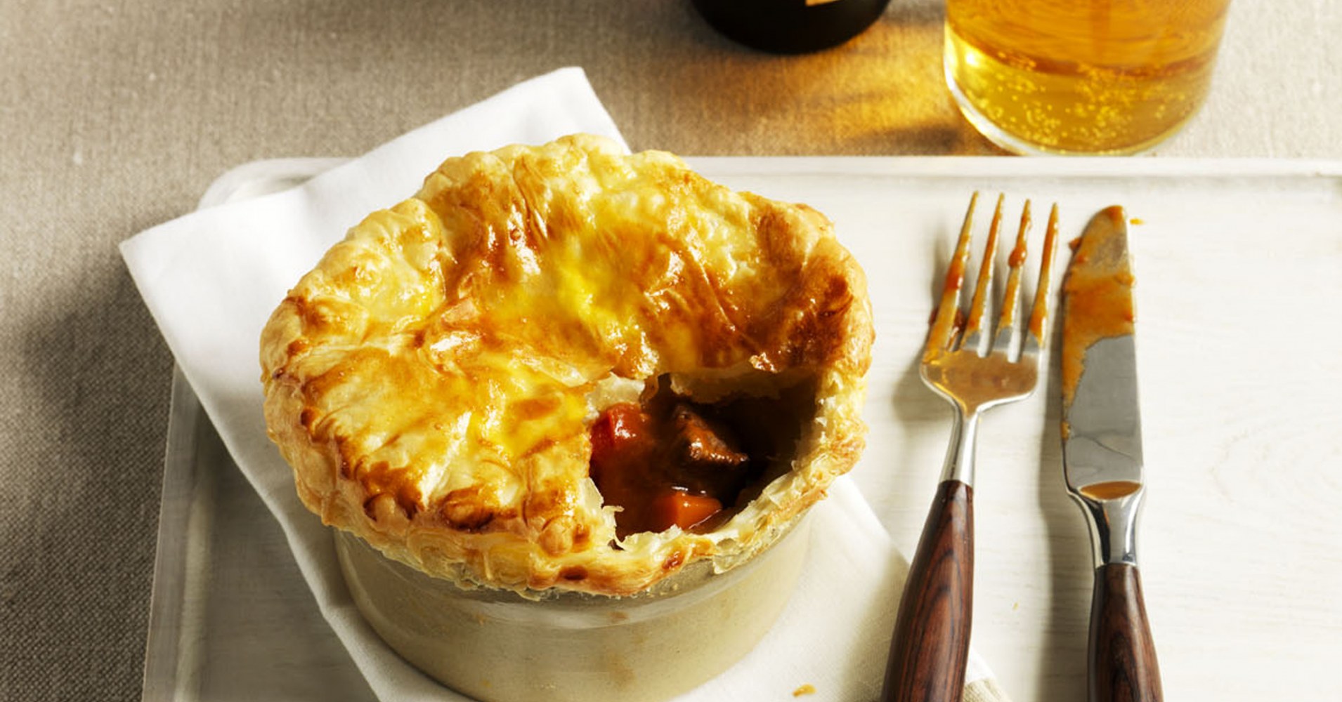 Beef pot pie Recipe | myfoodbook | Easy meat pie recipe